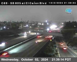 SB 805 at El Cajon Blvd (On Ramp)