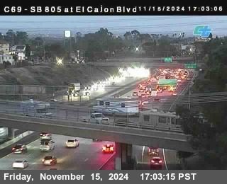 SB 805 at El Cajon Blvd (On Ramp)