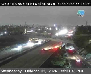 SB 805 at El Cajon Blvd (On Ramp)