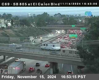 SB 805 at El Cajon Blvd (On Ramp)