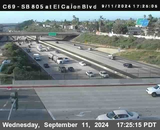 SB 805 at El Cajon Blvd (On Ramp)