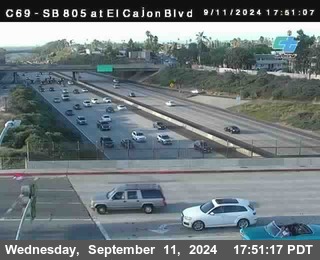 SB 805 at El Cajon Blvd (On Ramp)