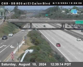 SB 805 at El Cajon Blvd (On Ramp)