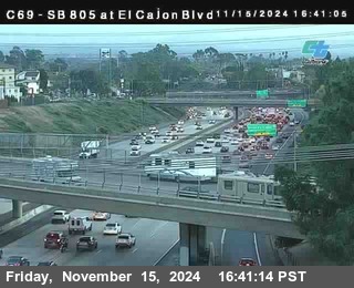 SB 805 at El Cajon Blvd (On Ramp)