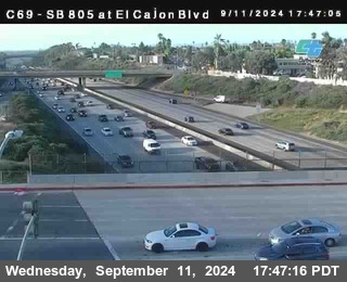 SB 805 at El Cajon Blvd (On Ramp)