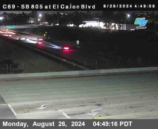 SB 805 at El Cajon Blvd (On Ramp)