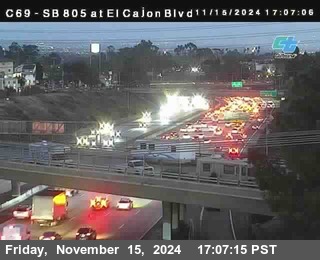 SB 805 at El Cajon Blvd (On Ramp)