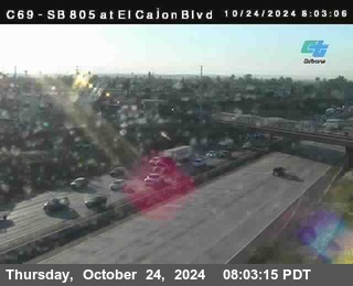 SB 805 at El Cajon Blvd (On Ramp)