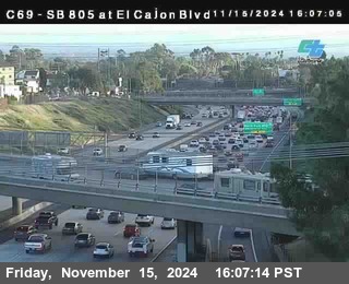 SB 805 at El Cajon Blvd (On Ramp)