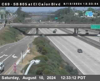 SB 805 at El Cajon Blvd (On Ramp)