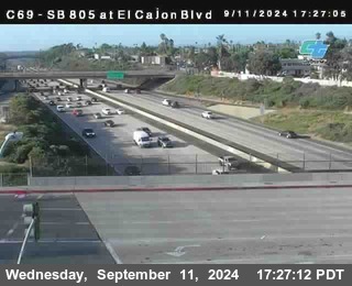 SB 805 at El Cajon Blvd (On Ramp)