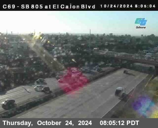 SB 805 at El Cajon Blvd (On Ramp)