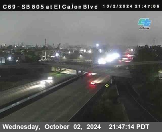 SB 805 at El Cajon Blvd (On Ramp)