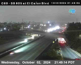 SB 805 at El Cajon Blvd (On Ramp)