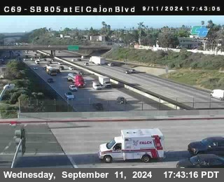 SB 805 at El Cajon Blvd (On Ramp)