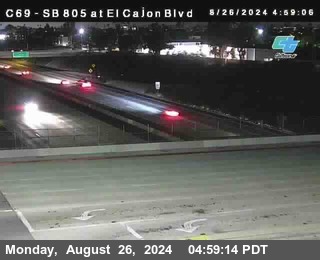 SB 805 at El Cajon Blvd (On Ramp)