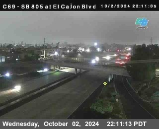 SB 805 at El Cajon Blvd (On Ramp)