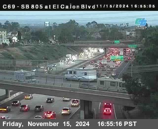 SB 805 at El Cajon Blvd (On Ramp)