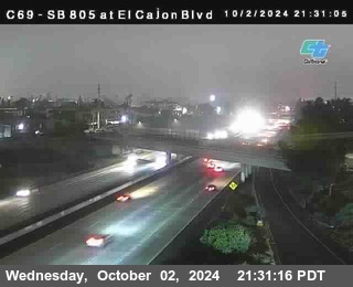 SB 805 at El Cajon Blvd (On Ramp)