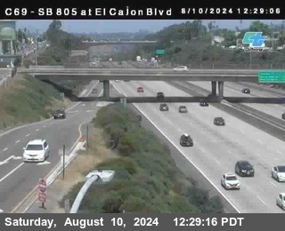 SB 805 at El Cajon Blvd (On Ramp)