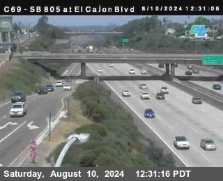 SB 805 at El Cajon Blvd (On Ramp)