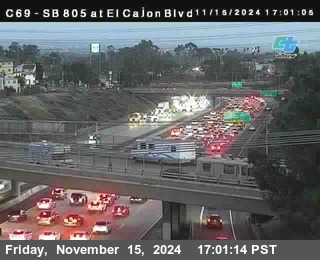 SB 805 at El Cajon Blvd (On Ramp)