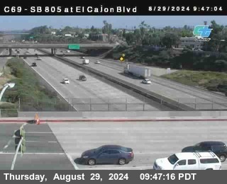 SB 805 at El Cajon Blvd (On Ramp)