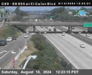 SB 805 at El Cajon Blvd (On Ramp)