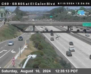 SB 805 at El Cajon Blvd (On Ramp)