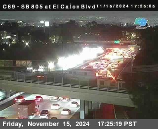 SB 805 at El Cajon Blvd (On Ramp)