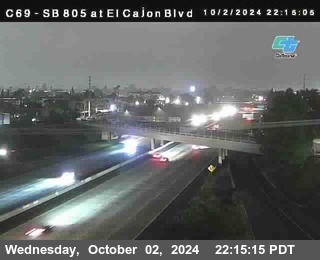 SB 805 at El Cajon Blvd (On Ramp)