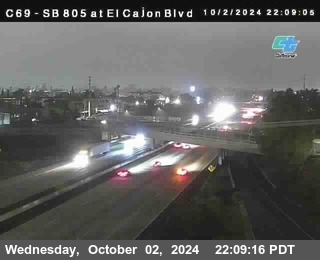 SB 805 at El Cajon Blvd (On Ramp)