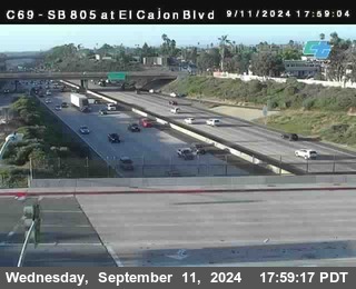 SB 805 at El Cajon Blvd (On Ramp)