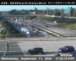 SB 805 at El Cajon Blvd (On Ramp)