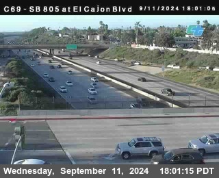 SB 805 at El Cajon Blvd (On Ramp)