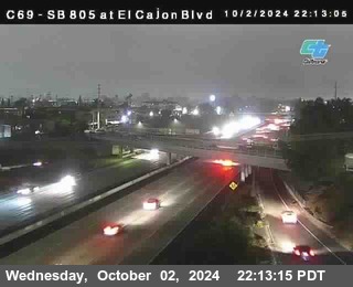 SB 805 at El Cajon Blvd (On Ramp)