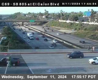 SB 805 at El Cajon Blvd (On Ramp)