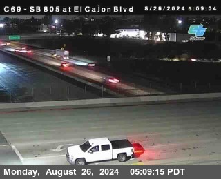 SB 805 at El Cajon Blvd (On Ramp)