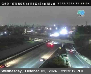 SB 805 at El Cajon Blvd (On Ramp)