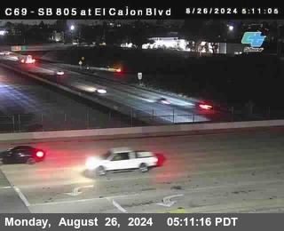 SB 805 at El Cajon Blvd (On Ramp)