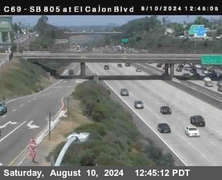 SB 805 at El Cajon Blvd (On Ramp)