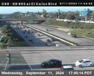 SB 805 at El Cajon Blvd (On Ramp)