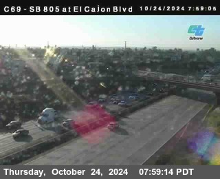 SB 805 at El Cajon Blvd (On Ramp)