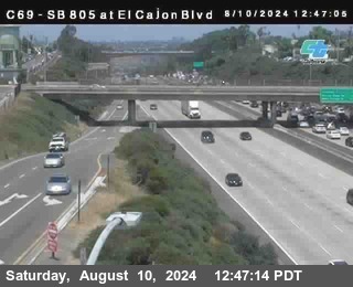 SB 805 at El Cajon Blvd (On Ramp)