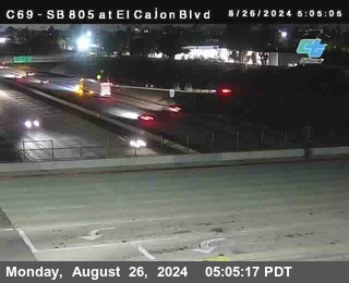 SB 805 at El Cajon Blvd (On Ramp)