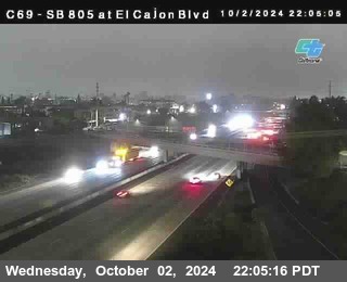 SB 805 at El Cajon Blvd (On Ramp)