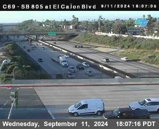 SB 805 at El Cajon Blvd (On Ramp)