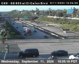 SB 805 at El Cajon Blvd (On Ramp)