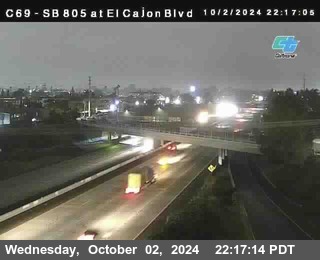 SB 805 at El Cajon Blvd (On Ramp)