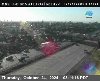 SB 805 at El Cajon Blvd (On Ramp)